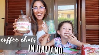 caffè con... Eva | coffee with my 5 year old Italian niece (eng subtitles)