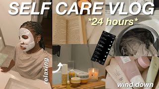 SELF CARE VLOG 🎀 | how to enter your wellness era, reading, skincare & healthy habits