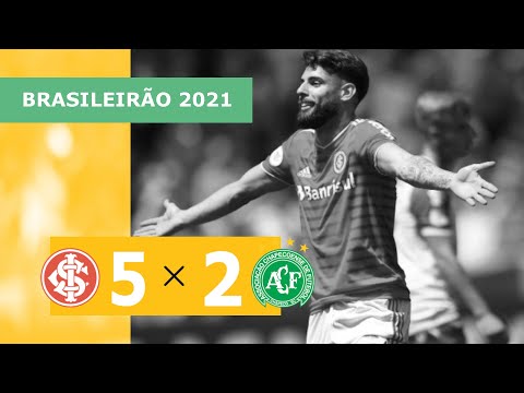 Internacional 5 x 2 Chapecoense - Gols - 10/10 - Brasileirão 2021