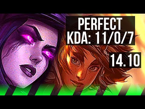 MORGANA vs TALIYAH (JGL) | 11/0/7, Legendary | EUW Master | 14.10