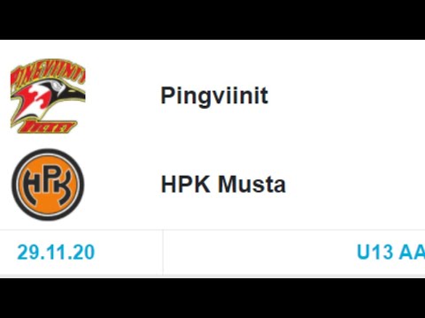 29.11.2020 Pingviinit - HPK AA 5 - 1