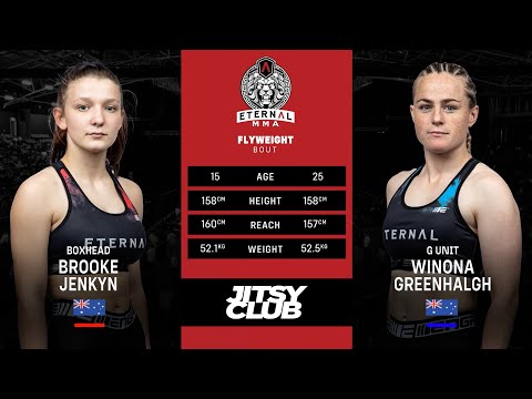 ETERNAL 70 - BROOKE JENKYN VS WINONA GREENGALGH - WMMA FIGHT VIDEO