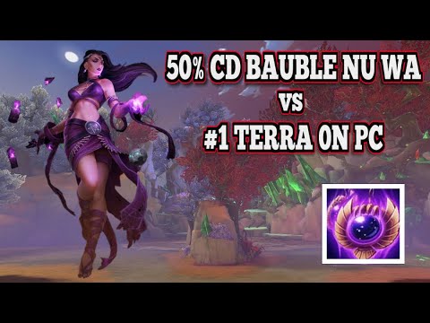 50% CD BAUBLE NU WA IS OP vs #1 TERRA ON PC - Season 9 Grandmaster Ranked 1v1 Duel - SMITE