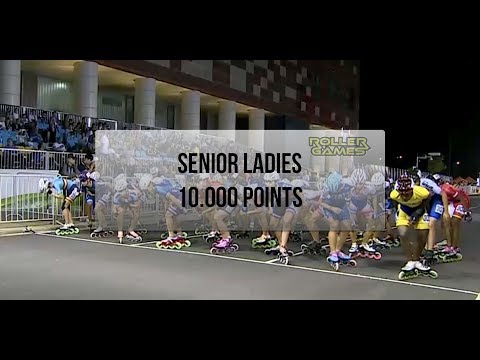 10000m Points Final - Senior Damas - World Roller Games 2017
