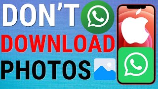 How To Stop WhatsApp Photos saving To iPhone Gallery