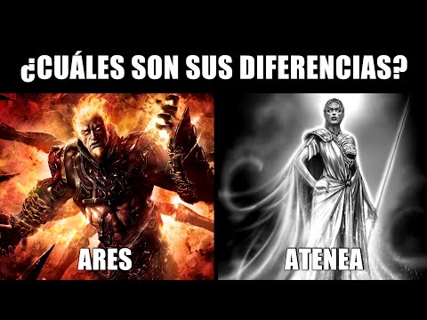 ¿CUÁL ES LA DIFERENCIA ENTRE ARES Y ATENEA? (God of War/Mitología Griega) 🤔 Respuesta Aquí 🔥