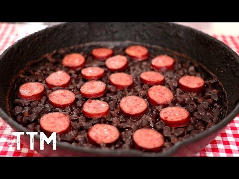Black Beans and Sausage ~ Easy Cooking