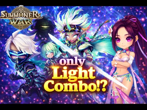 ONLY LIGHT Combo?! 😳 RTA | Yeonhong + Dyeus | Summoners War