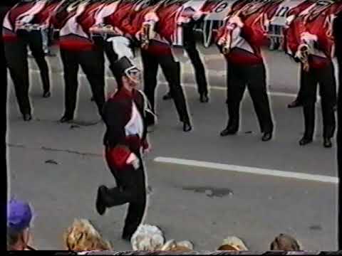 Showband 75 Leidschendam  Optocht Rochfort België 23-08-1998