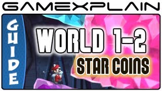 New Super Mario Bros. U - Acorn Plains-2: Tilted Tunnel Star Coins Guide & Walkthrough