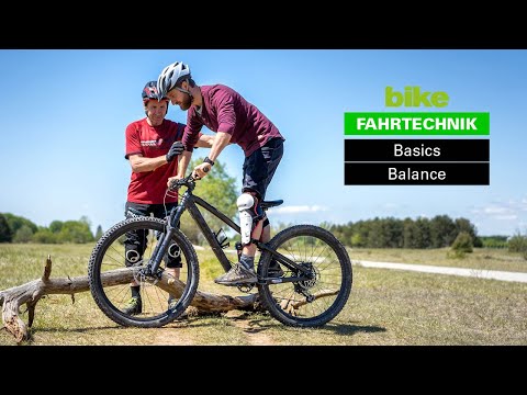 MTB-Fahrtechnik Basics für Einsteiger: Balance halten auf dem Bike