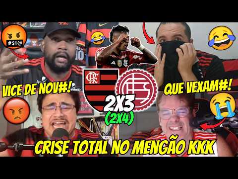 🤬REAÇÕES DOS FLAMENGUISTAS COM O VICE DA RECOPA | REACT FLAMENGO 2X3 LANÚS VAMOS RIR KK