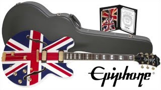 Video thumbnail for The Epiphone Ltd. Ed. "Union Jack" Sheraton Outfit by OfficialEpiphone