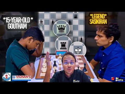 15-year-old Goutham Krishna vs Legendary Krishnan Sasikiran | National Championships 2025
