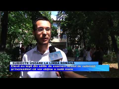 SUBIECTE USOARE LA LB  ROMANA