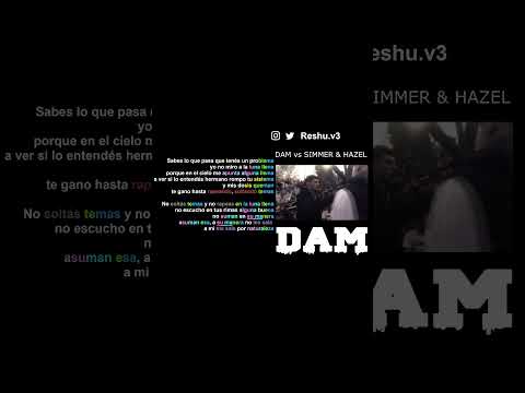 DAM vs Simmer y Hazel en @KnockoutFreestyle #freestyle