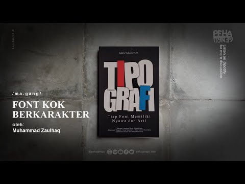 Font Kok Berkarakter - /MA.GANG/