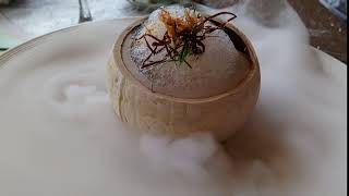Traditional Chicken Coconut Soup at the Celadon, Bangkok