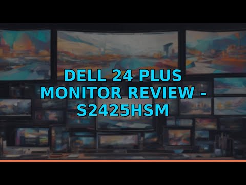 Dell 24 Plus Monitor Review - S2425HSM