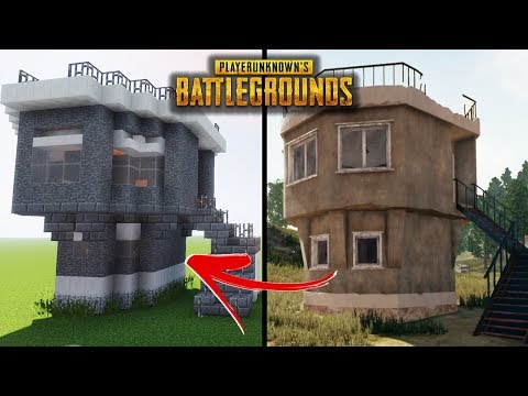 Minecraft - How To Build A PUBG House #5  Player Unknown 