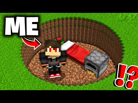 Minecraft, But I Can't Leave This Hole...
