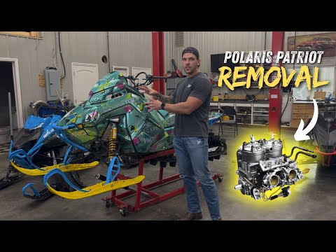 How to Remove a Polaris RMK Patriot Boost/9R/850 Engine