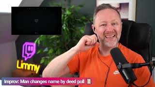 Limmy Improv: Man Changes Name By Deed Poll [2024-05-08]