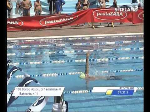 Serie 1 dei 100 Dorso  Assoluti Femmine Master - 12 MEMORIAL ANDREA BETTIOL