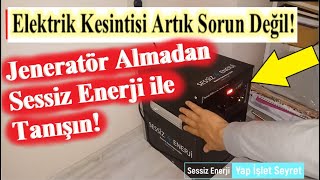 Sessiz Jeneratör Nasıl Çalışır? - Kaç saat Elektrik verir? #Elektrik #