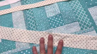 Attaching Borders Using Quilt As You Go (QAYG) Quilting