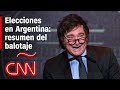 Resumen y resultados de las elecciones en Argentina 2023 que ganó Javier Milei