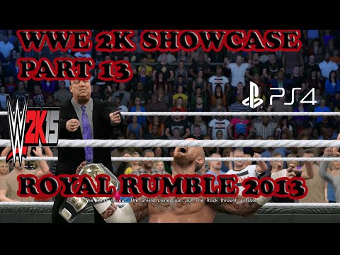 WWE 2K15:2K Showcase, Hustle Loyalty Disrespect. Part 13 Royal Rumble 2013 CM Punk vs The Rock