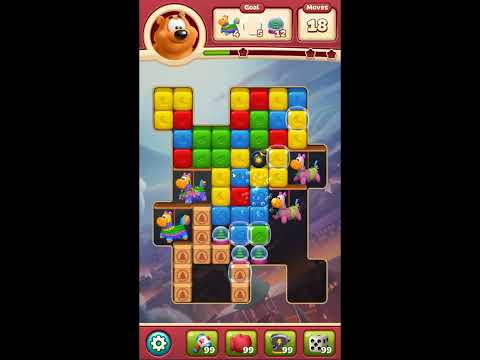 Toon Blast Level 7195 - NO BOOSTERS 🐻🐺🐱 | SKILLGAMING ✔️