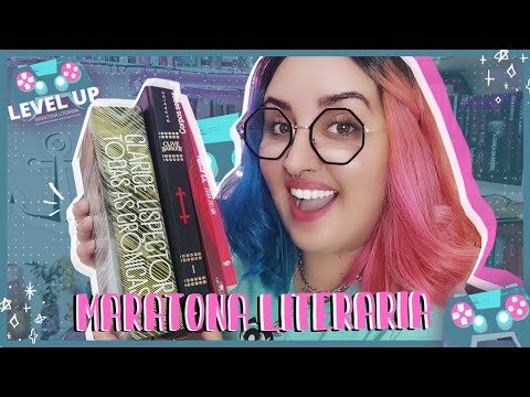 MARATONA LITERÁRIA LEVEL UP 2.0 | apresentação, desafios, sorteios, lives e tbr 🤪📚