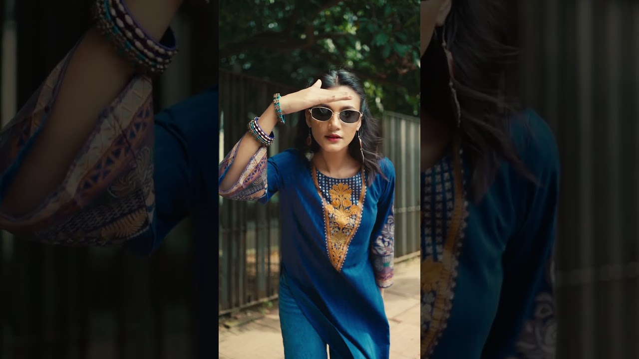 Bold in blue!