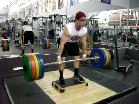 3" Deficit Deadlift 180kg x 4