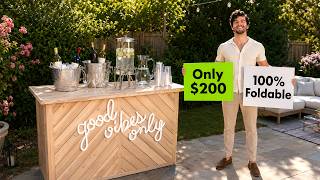 How to Build a Folding Mobile Event Bar | Step-by-Step DIY Tutorial