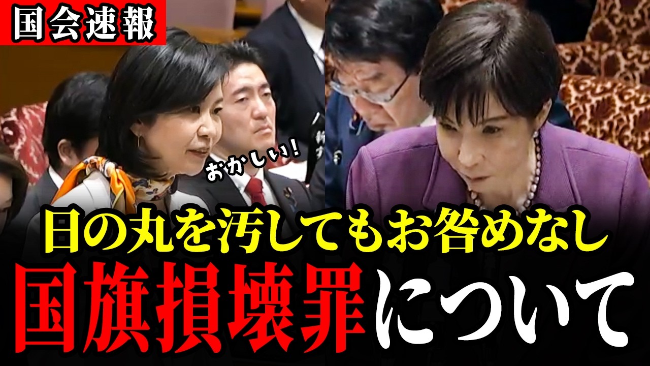 【4/6 速報】日本だけ"自国の国旗"を守る法律がない！梅村みずほが高市総理と初対決【参政党 / 梅村みずほ / 高市早苗 / 上野賢一郎 / 小泉進次郎】