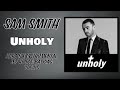 Sam Smith - Unholy - Karaoke Instrumental w/ Hook & Backing Vocals