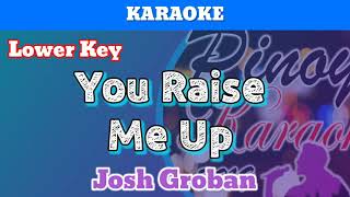 Download lagu You Raise Me Up by Josh Groban (Karaoke _ Lower Key) mp3