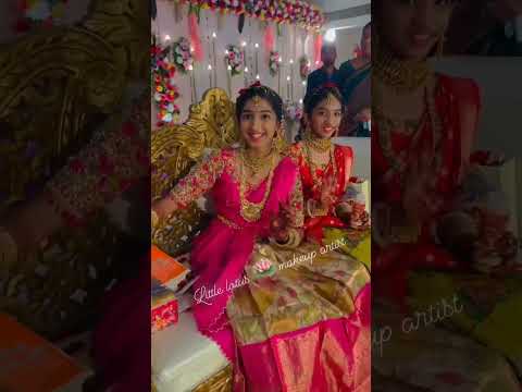 very nice beautiful girls half saree function subscribe