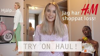 EN STOR OSPONSRAD TRY ON HAUL | vår- sommarkläder h&m 2021