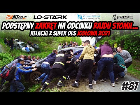 Podstępny zakręt na odcinku Rajdu Stomil - Super OES Jodłowa 2021 - #KlimekTrip S04E10
