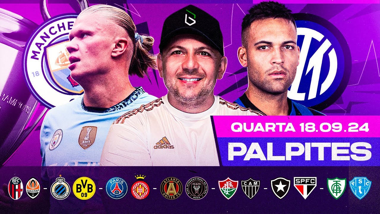 PALPITES DE FUTEBOL PARA HOJE 18 09 2024 (QUARTA-FEIRA) + BILHETE PRONTO | Boleiros Tips