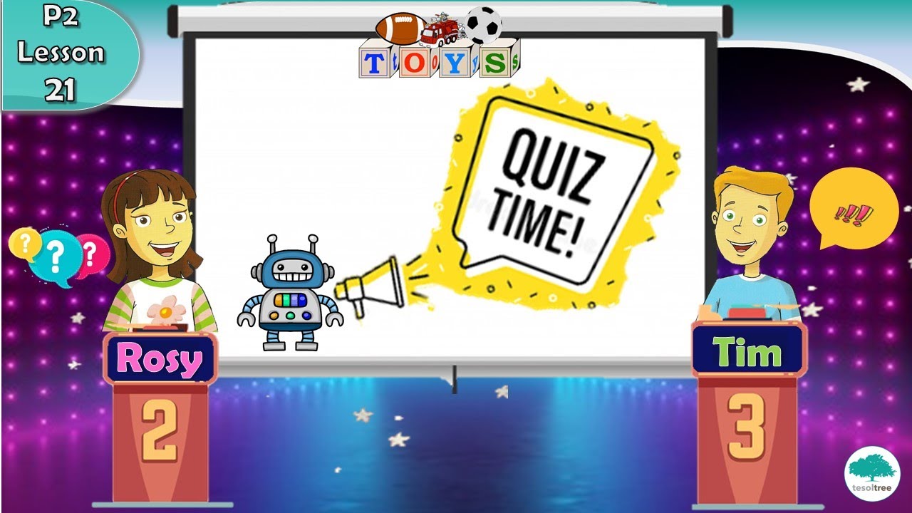 I.P. English Time For P.2 - Toys Quiz Lesson 21