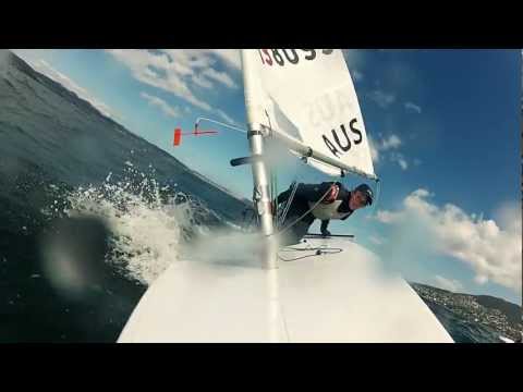 BEST LASER GYBE EVER.