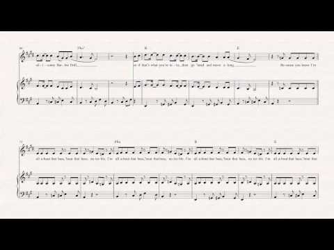 Horn - All About That Bass - Meghan Trainor Sheet Music, Chords, & Vocals