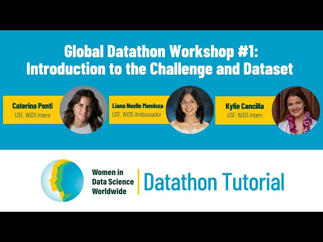 Thumbnail photo for Global Datathon Workshop #1: Introduction to the Challenge and Dataset