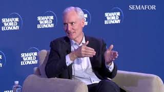 Xaira CEO Marc Tessier Lavigne & Quest Diagnostics CEO Jim Davis at Semafor World Economy