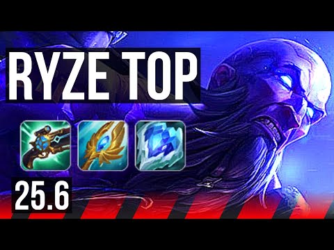 RYZE vs FIORA (TOP) | KR Grandmaster | 25.6